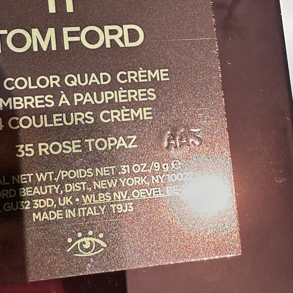 Tom Ford Eye Color Quad Crème Eyeshadow Palette 35 Rose Topaz BNIB - Picture 14 of 15